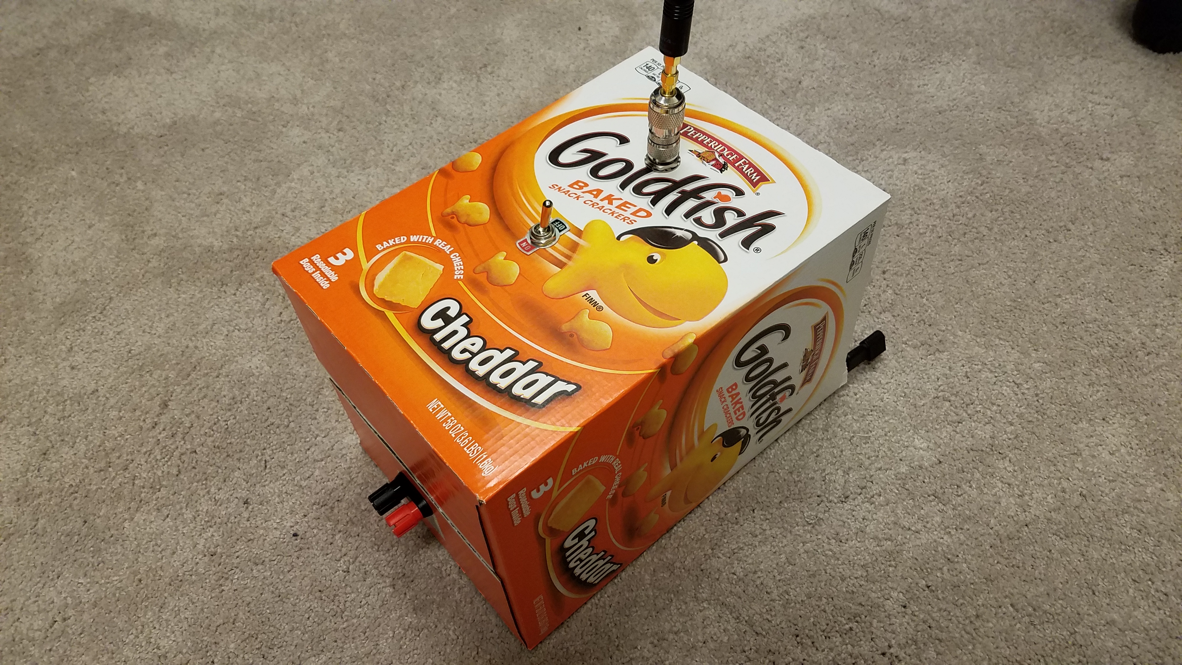 Goldfish1 Cardboard Box